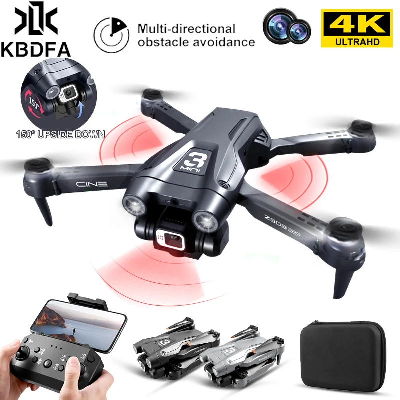 KBDFA 2022 NEW Z908 Профессиональный дрон 4K HD ESC Двойная камера Оптическая потоковая