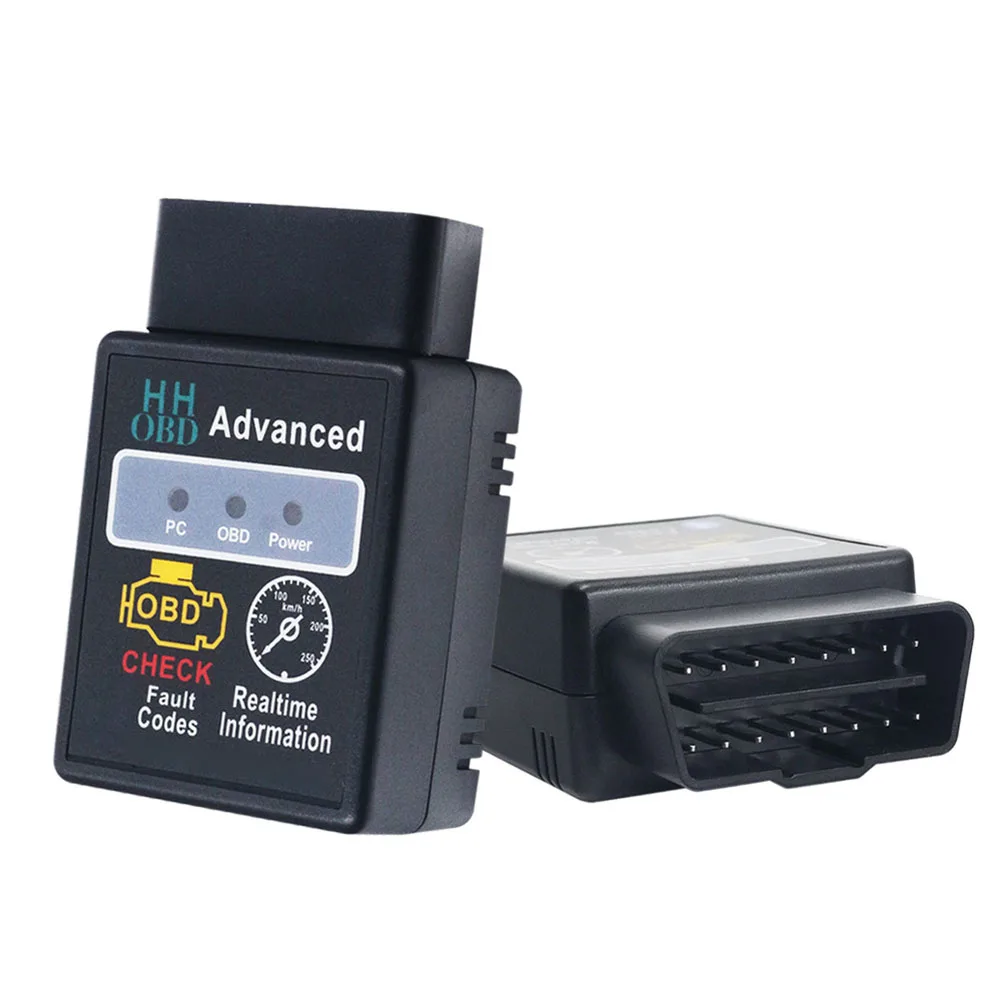 

Новый сканер HH OBD2 ELM327 V1.5, совместимый с Bluetooth, считыватель кодов OBDII 2, автомобильный тестер ELM 327, диагностический инструмент для Android, Windows