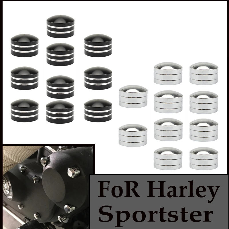 FoR Harley Sportster Dyna Softail Touring Road King10 шт. мотоциклетный болт с двойным кулачком крышка