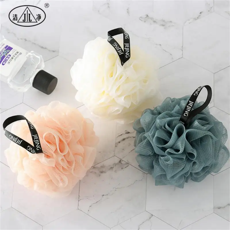 

Exfoliating Back Scrubber Bath Ball Lanyard Shower Back Washcloth Body Scrubber Soft Mesh Bath Flower Bath Sponge