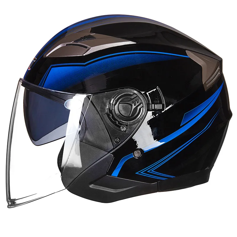 

German Helmet High-End Retro Motorcycle Helmet Brand Motorcycle Rider Unisex Lightweight Impact-Resistant Safe guard Cafe Racer