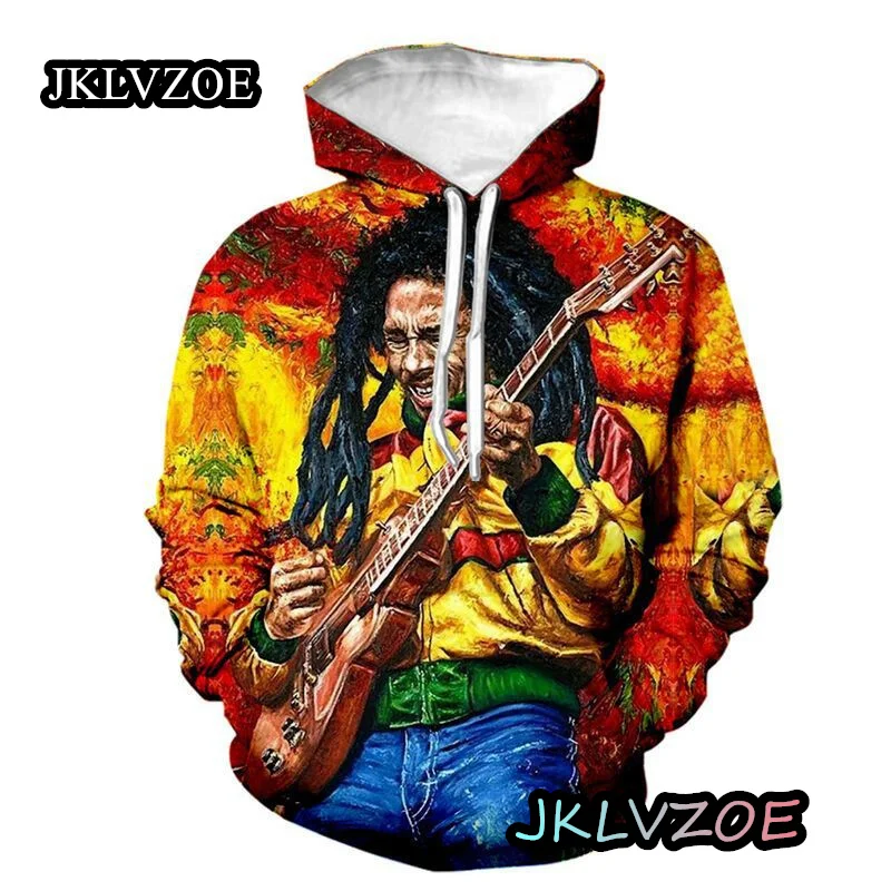 

Rock 3D Printed Pullovers Men's Autumn Oversized Hoodie Spring Fashion Loose Streetwear Clothing Casual Long Sleeve Coat
