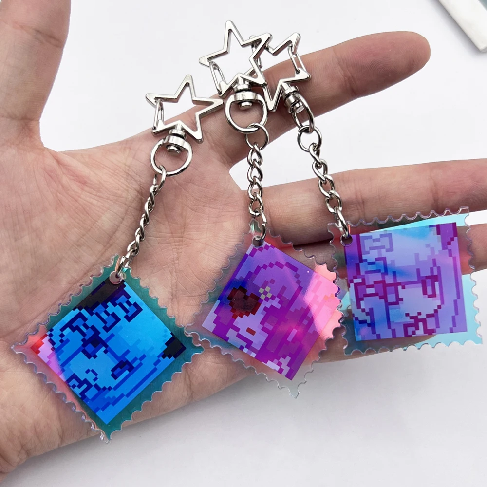 Игра Needy Girl Overdose KAnge Rain брелок из сплава для косплея лазерный кулон ключей милый