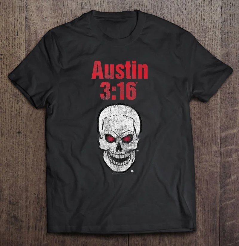 

Wwe Austin 316 Red Eyed Skull Distressed Tank Top T Shirt Basketball Clothes Men Oversize T-Shirt Custom Print Anime T-Shirt
