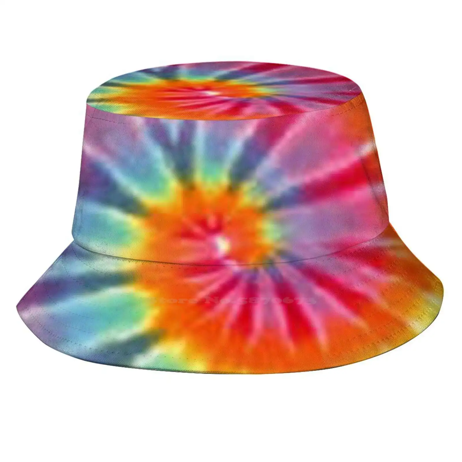

Tie-Dye Korean Caps Funny Beach Bucket Hats Tie Dye