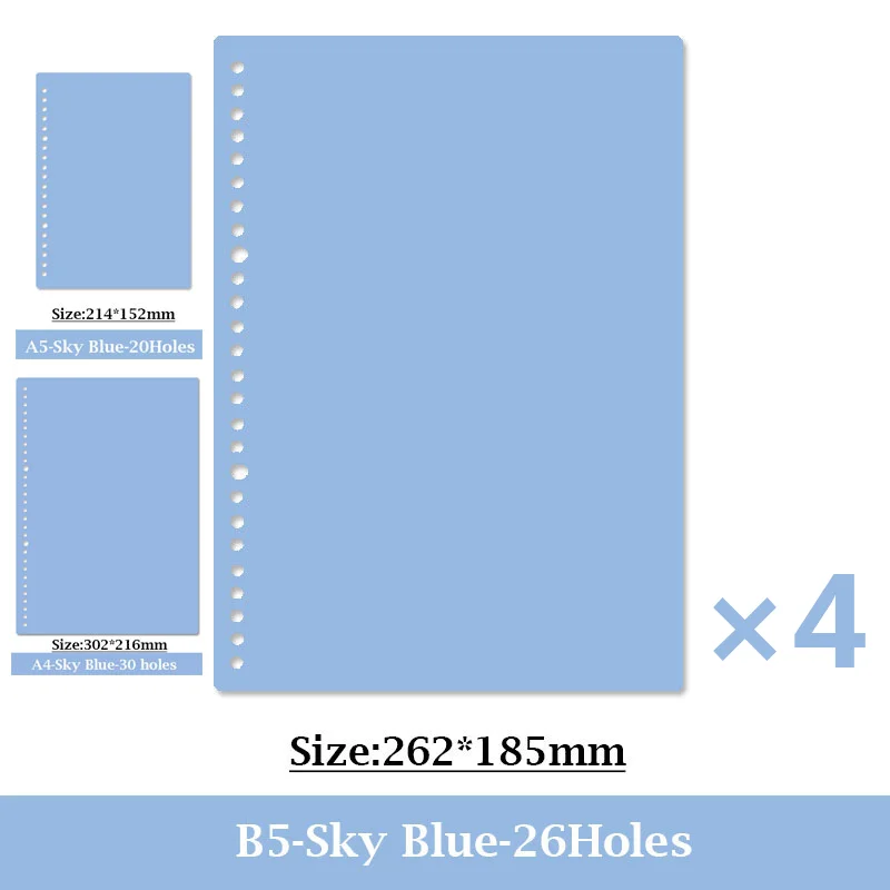 

Блокнот-планировщик L047, черный/белый, PP, A4/A5/B5