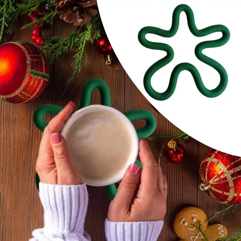 Рождественские подставки силиконовая тарелка для тарелок коврик горшка