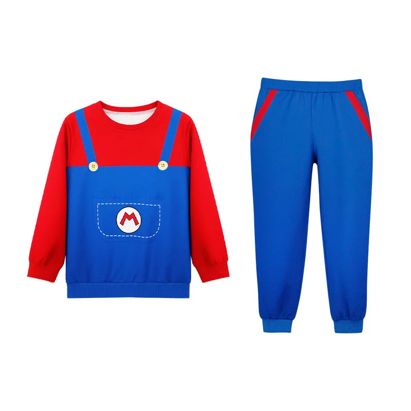 Костюм для косплея из аниме-игры детский красный костюм с капюшоном маленьких