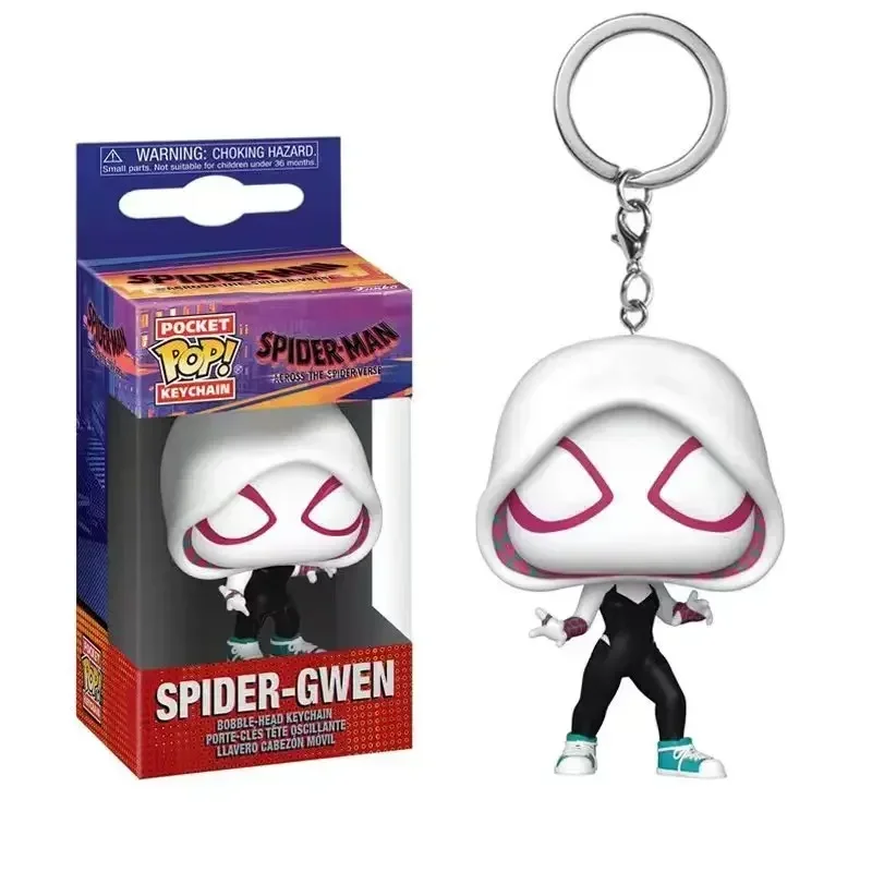 Фото FUNKO POP Человек-Паук the Spot Spider-GWEN GREEN GOBLIN ZOMBIE HUNTER SPIDEY Питер Паркер Mysterio Брелок Виниловая фигурка игрушки №2
