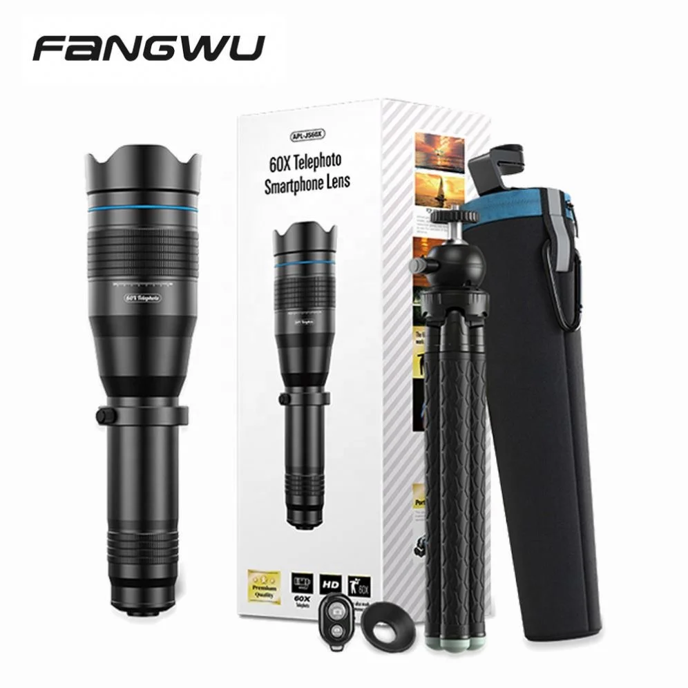 

Apexel Apl-js60xjj09 Hd 60x Metal Phone Monocular Telescope Camera Len For All Phones