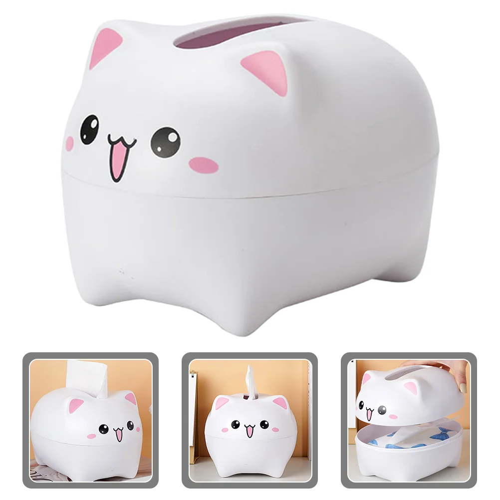 

Napkin Holder Cat Shape Tissue Car Decor Case Decorative Household Paper Towel Storage Vehicle Dispenser