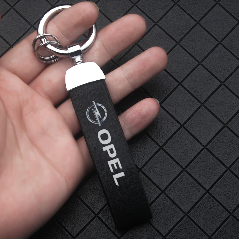 

New Leather Car Key Ring Men Women Rope Waist Key Chain Charm Hey Holder Gift Jewelry For Opel Astra Insignia Mokka Corsa D Vect