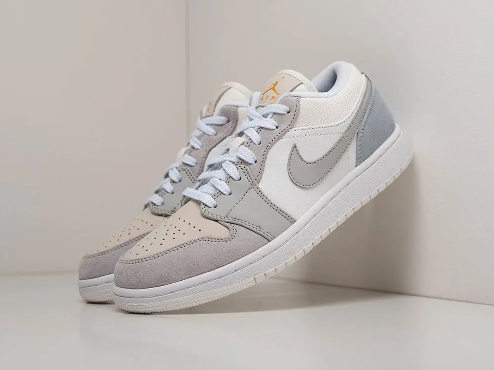 Кроссовки Nike Air Jordan 1 Low Белый Демисезон Мужской | Обувь