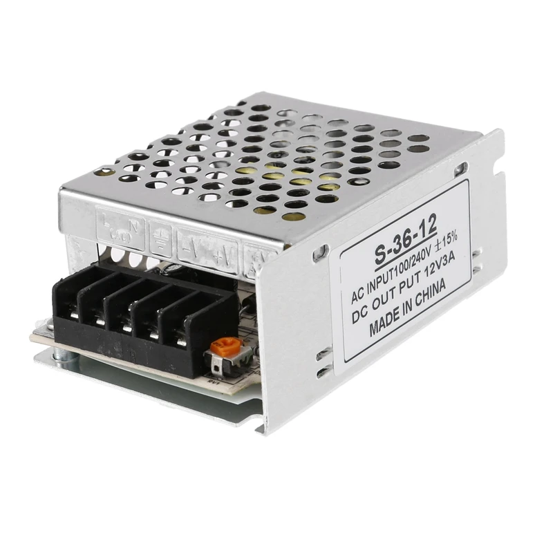 Трансформатор напряжения переменного тока 100-240 В в постоянный ток 12 3 А 36 Вт | Фары