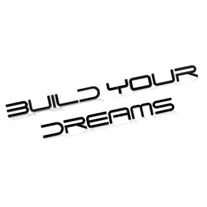 

3D хромированная металлическая наклейка на заднюю часть багажника автомобиля, эмблема сборки своей мечты, декоративный значок для логотипа BYD HAN TANG ATTO3 E5 E6 S6 S7