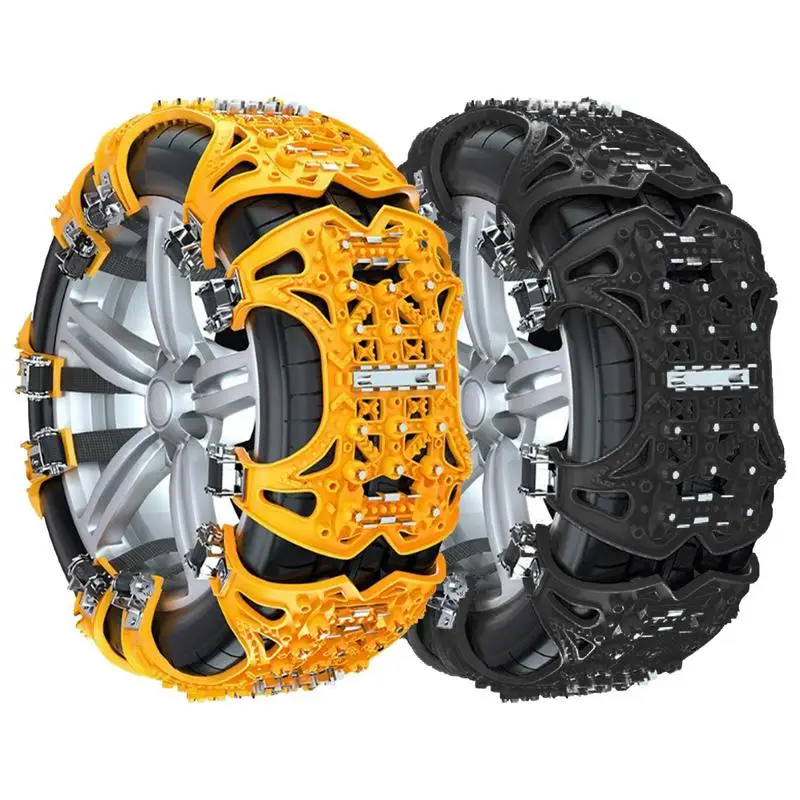 

Car Tyre Roadway Safety Chains Automobile Tire Snow Anti-skid chain Adjustable Vehicle Winter Tyre Grip For Snowy And Sandy Area