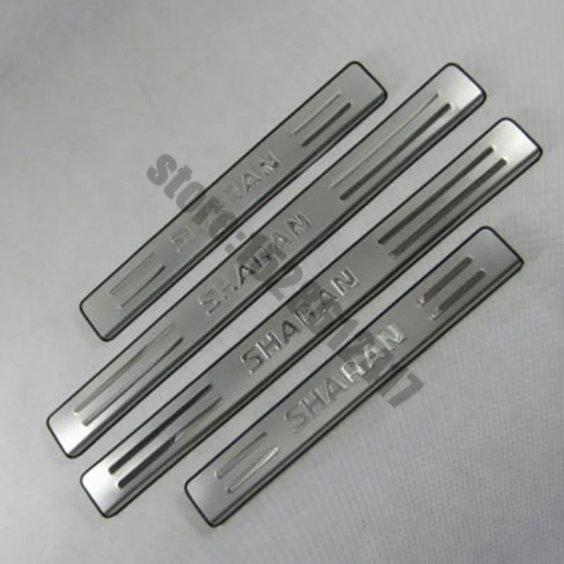 

Car styling For Volkswagen Sharan 2012 2013 2014-2018 Stainless steel Door Sill Scuff Plate Guards Cover Trim H