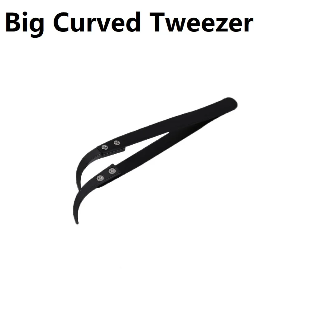 

1 Pcs Non Conductive Ceramic Tweezers Anti-Static Reverse Tweezers Heat Resistant Hand Repair Tools