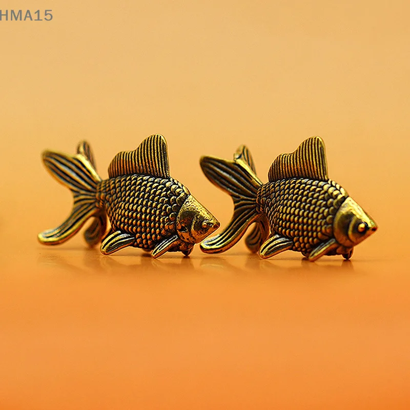 

Ретро латунная фигурки золотой рыбки