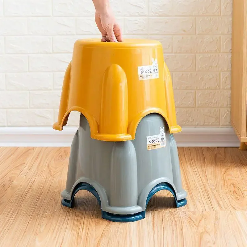 прочные резиновые табуреты Маленькие табуретки пластиковые скамейки бытовые