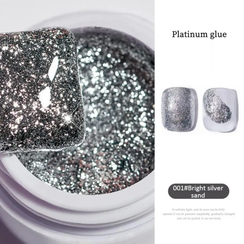 

Nail Art Line Gel Polish For Manicure Varnishes Gel Nail Polish Shiny Glitter Platinum Painting Gel Lacquer Sparkle TSLM1