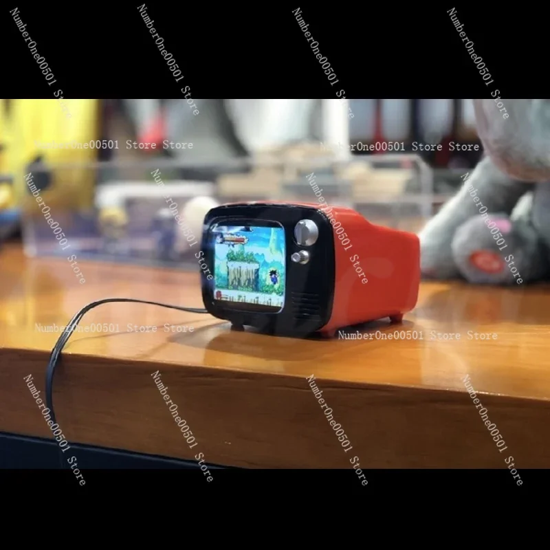 Ретро 3 5-дюймовый IPS-экран Smart Mini TV с дистанционным управлением Wi-Fi Интернет игры и