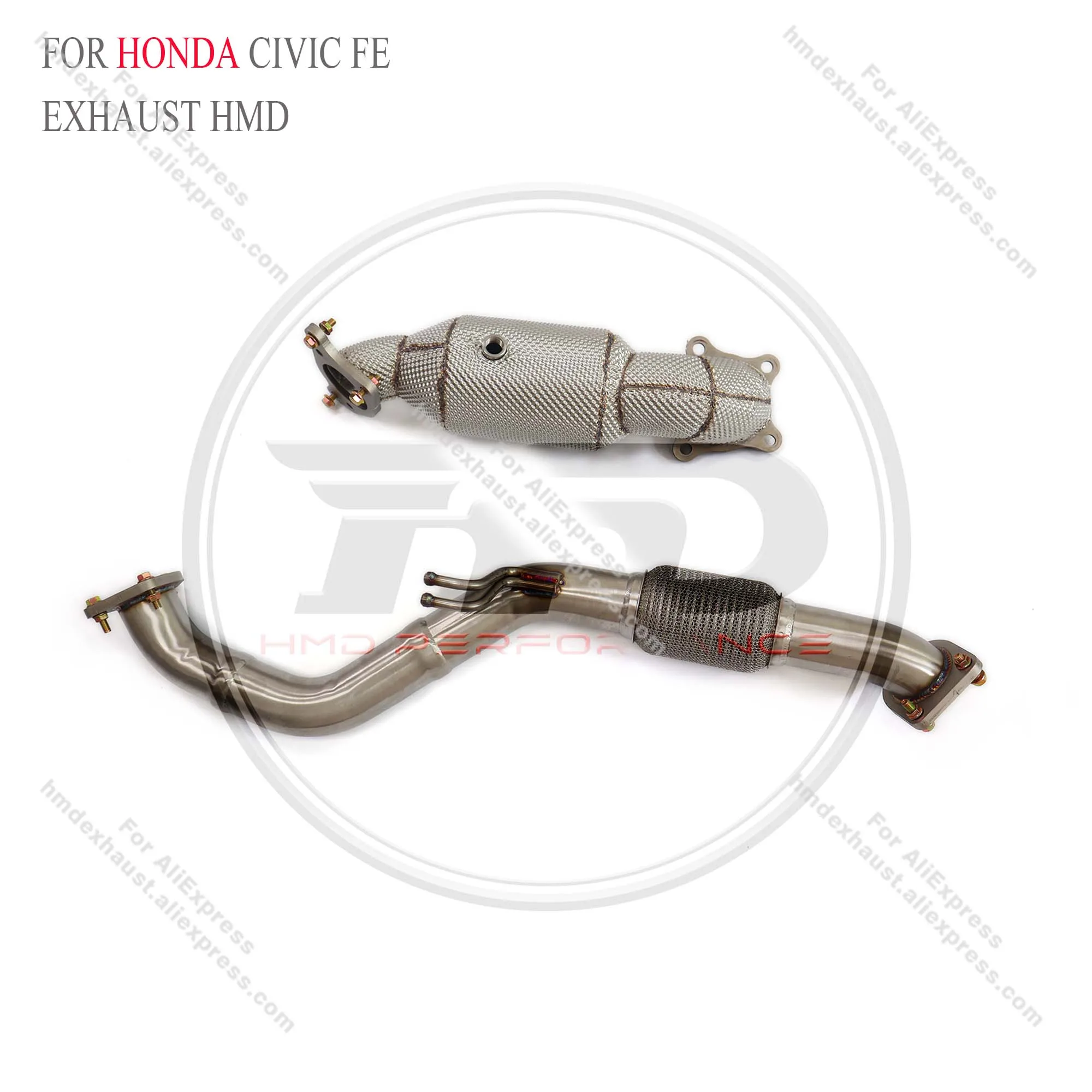 Выхлопная труба HMD для Honda Civic FE 11 поколения 1 5 T