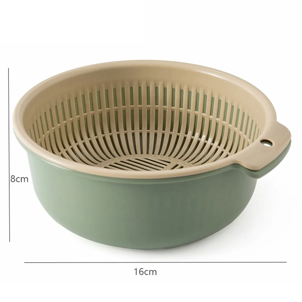 

Fruit Vegetable Clean Filter Sink Filter Strainer Double Layer Filter Basket Double-layer Basket Draining Basket Sink Colander