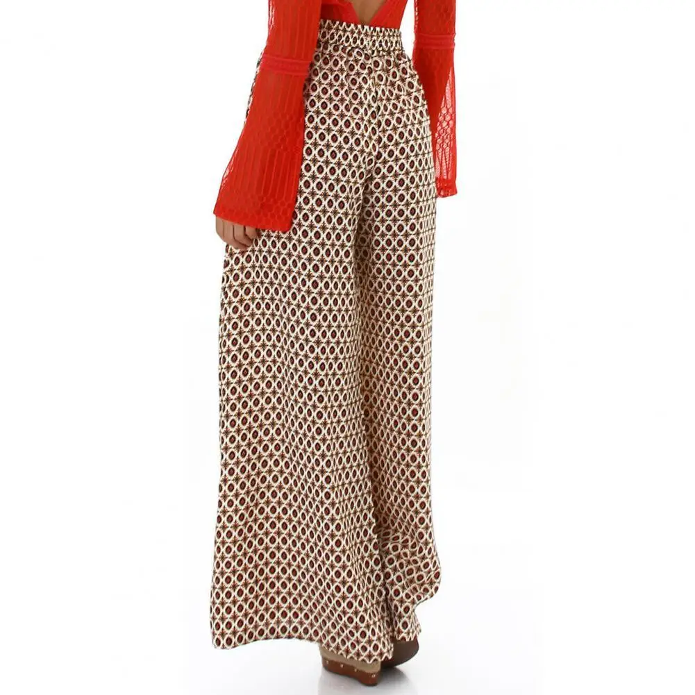 

Summer Pants Wear-resistant Beach Pants Ethic Style Wide Leg Summer Pants