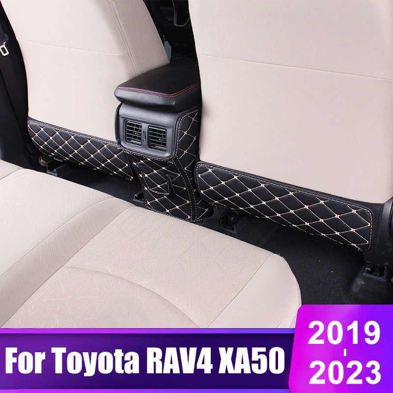 Cubierta de protección trasera para asiento de coche, accesorio híbrido a prueba de Patadas para niños y bebés, para Toyota RAV4 2019 2020 2021 2022 RAV 4 XA50
