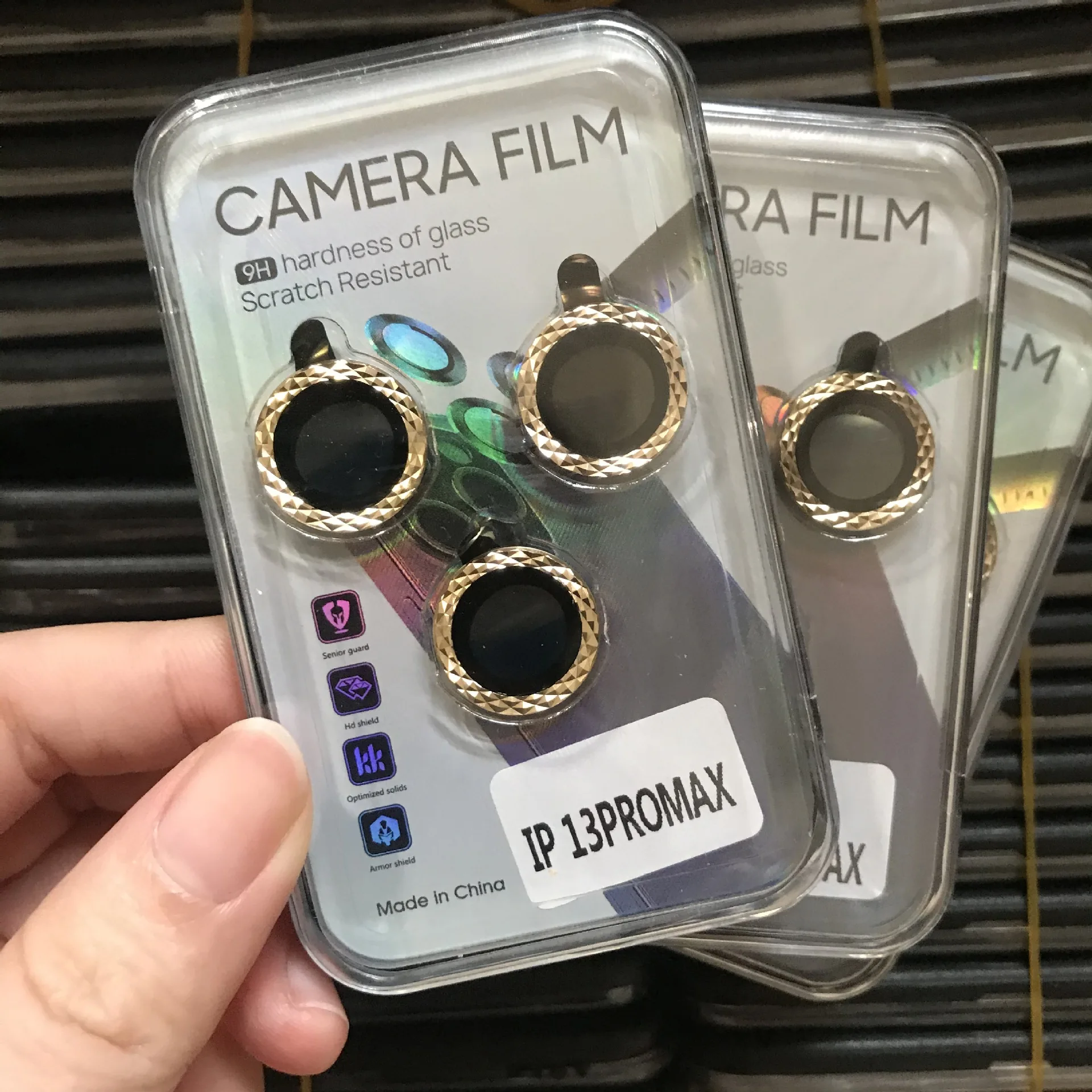 100set Luxury Diamond Camera Lens Protector on For iPhone 11 12 13 mini 14 pro max Back Camera Glass Protect Sticker Cap
