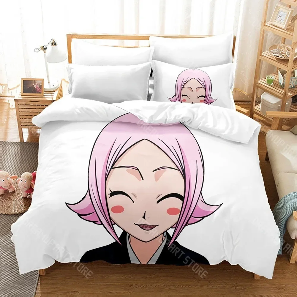 Комплект постельного белья 3D Print Yachiru Kusajishi Bleach, мультяшный аниме-набор из трех предметов для взрослых и мальчиков, для спальни, пододеяльник и наволочки, 2026 год (art.: 3920dca3d38a0) - 3920dca3d38a0