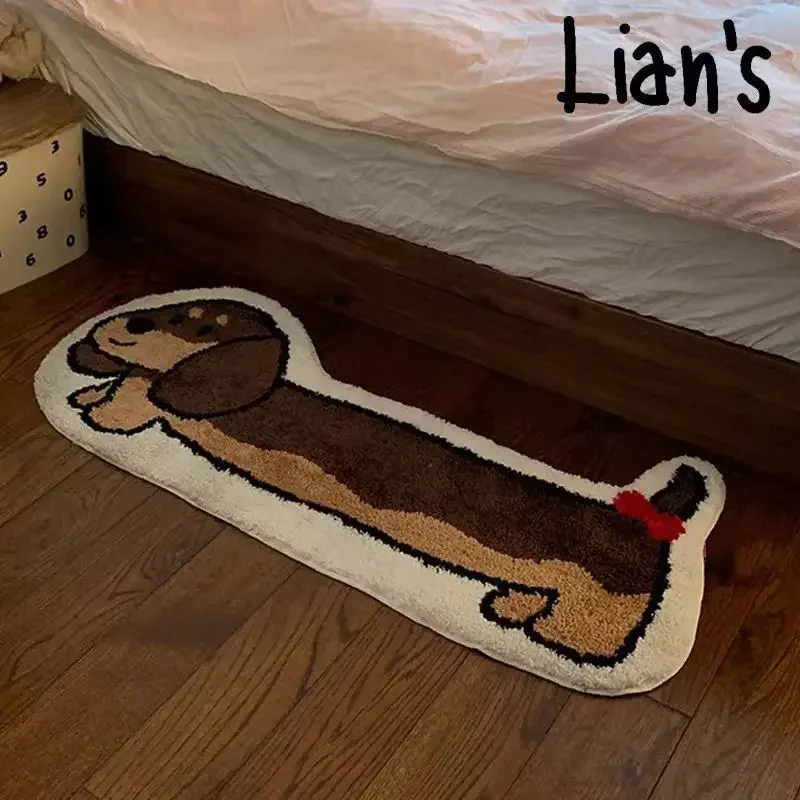 

Хлопковый длинный коврик для спальни