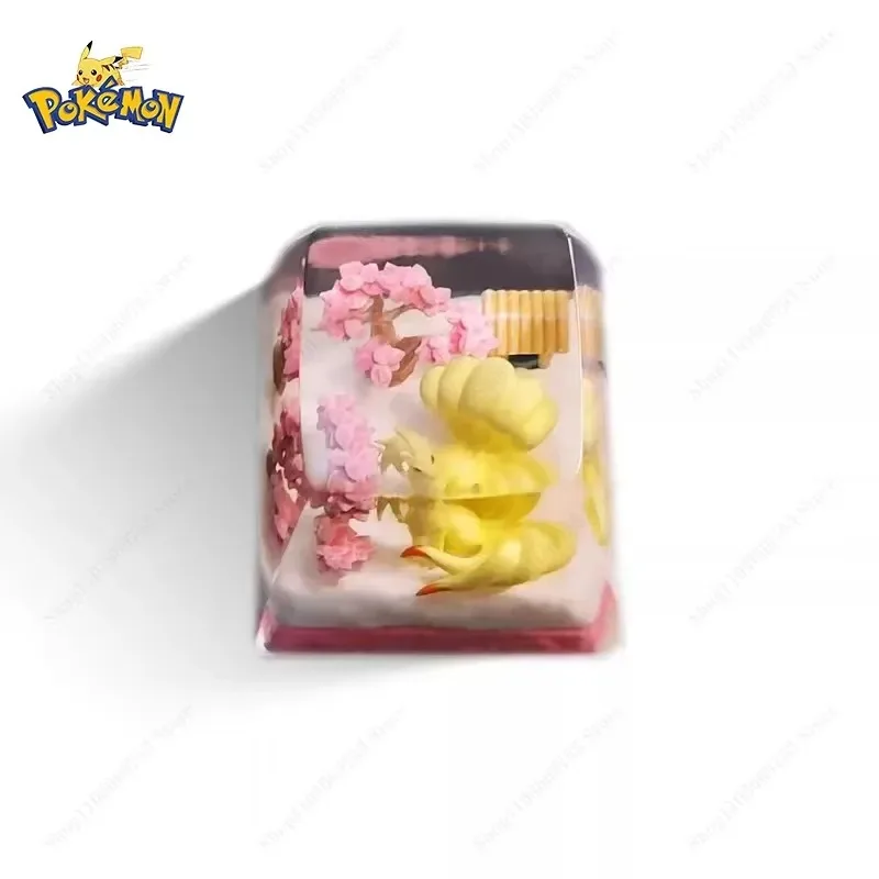 Колпачки для клавиш в стиле аниме Pokemon Pikachu Ninetales индивидуальные прозрачные