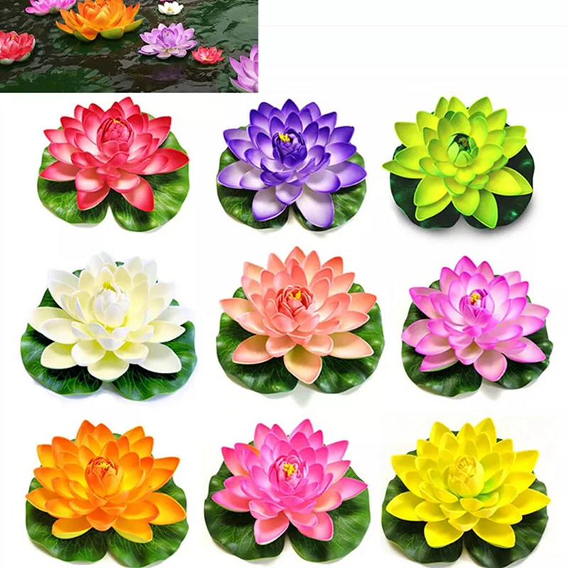 10 см/17 см искусственный лотос искусственное растение декор для пруда