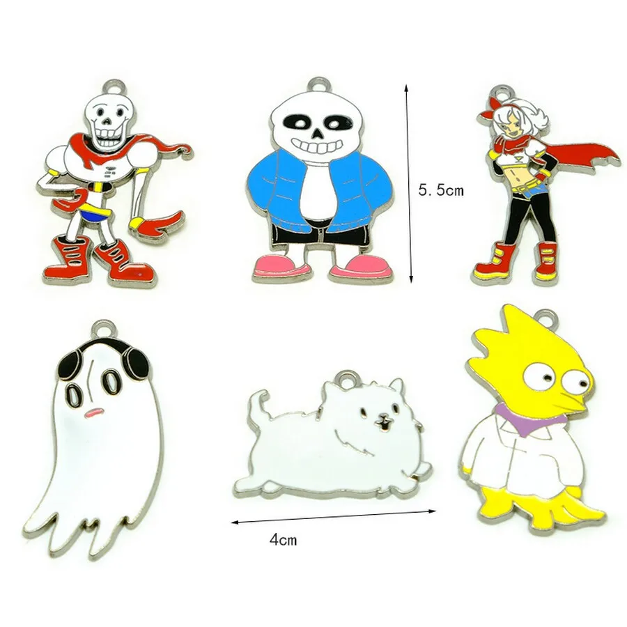 Модное ожерелье Папирус из андертейл Sans Frisk мужество любовь сердце мультяшная