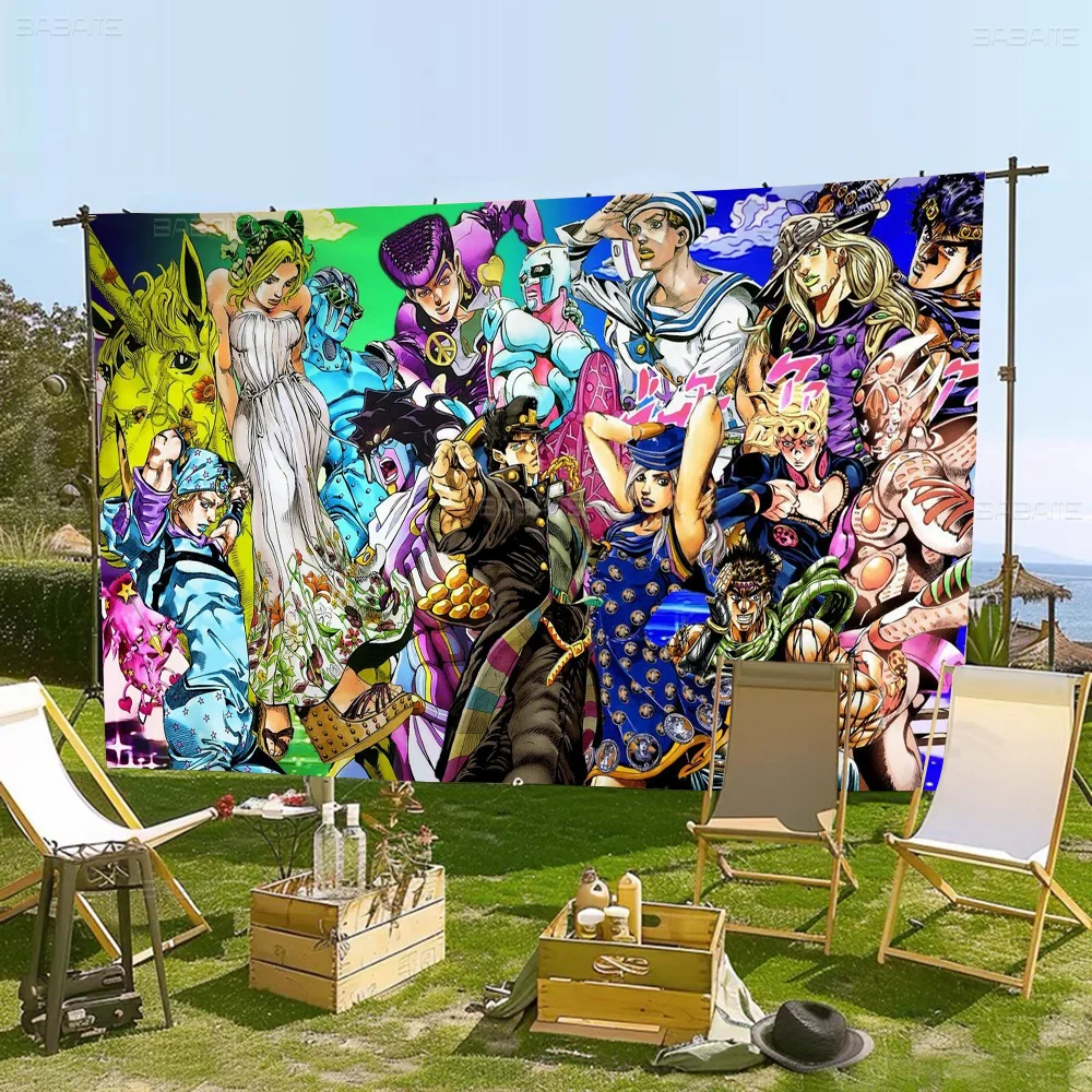 Ковер JoJo S Bizarre Adventure Аниме Таблица Флаг Для Гостиной Домашний Декор Общежития