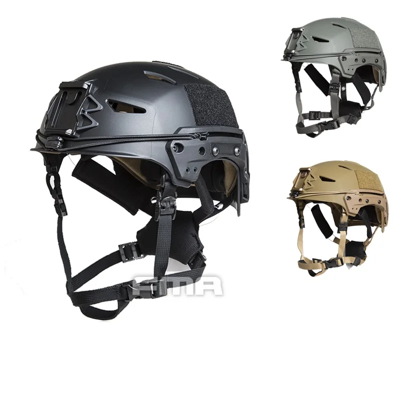 Outdoor Sports Tactics 001 Military Hunting MIC Ventilated Helmet Ex Airsoft Simple System Black / Sand / Gray