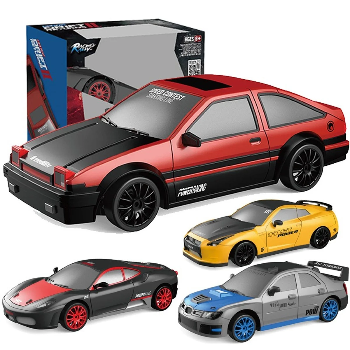 

1:24 2.4G RC Car 4WD Remote Control Offroad 4x4 Race Car 30KM/H High Speed Competition Drifting Children Boys Toys Free Shipping