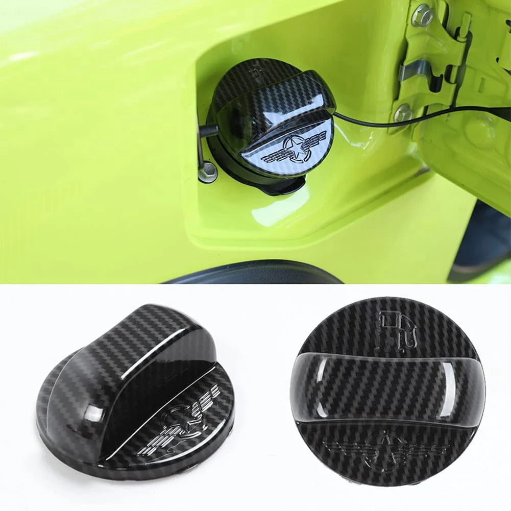 

Крышка топливного бака для Suzuki Jimny JB64 JB74 2019-2021, крышка бака с газовой крышкой, заглушки бака, крышка, аксессуары для салона автомобиля, углерод