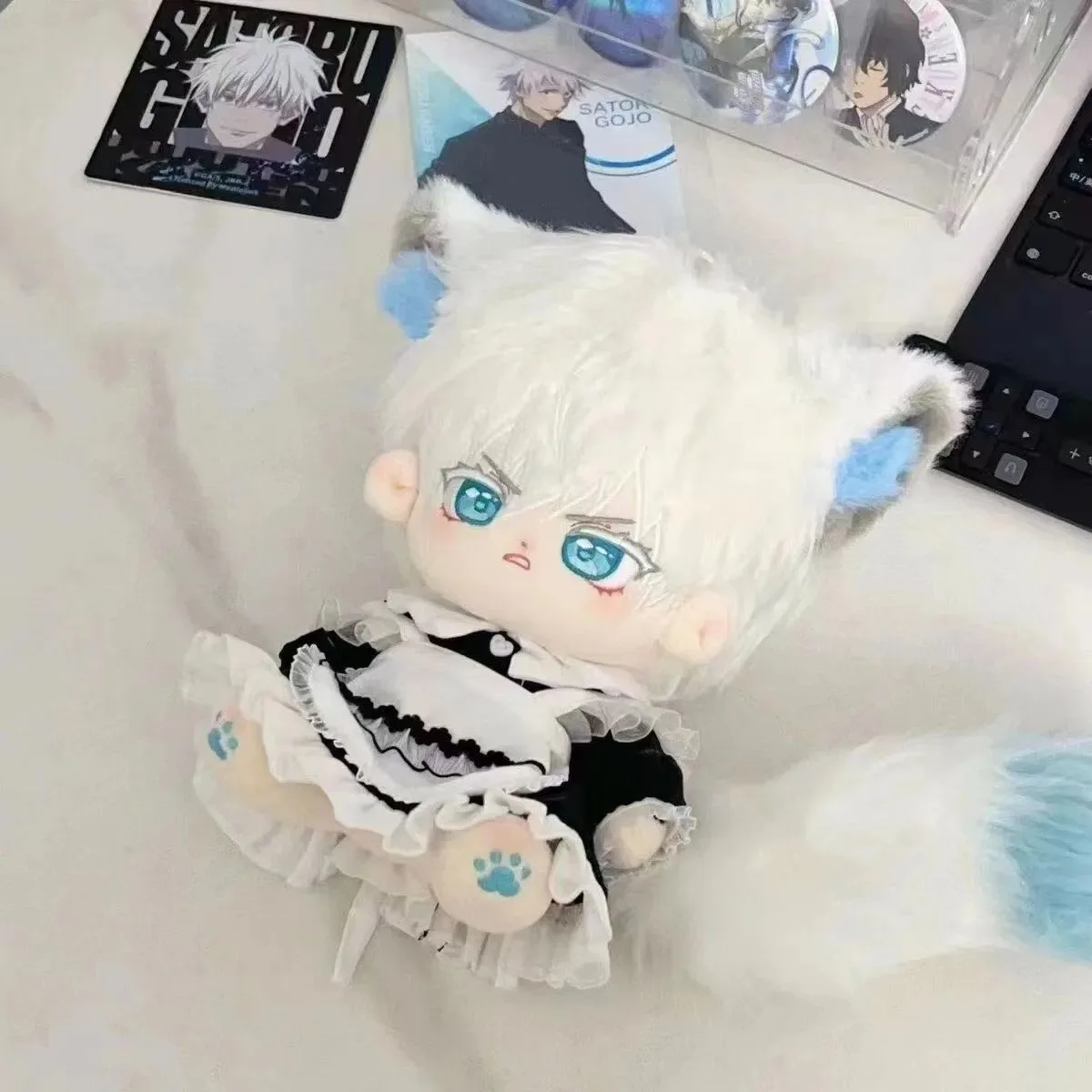 Игрушка для косплея джутсу 20 см кукла Сатору годжо мультяшная мягкая подушка