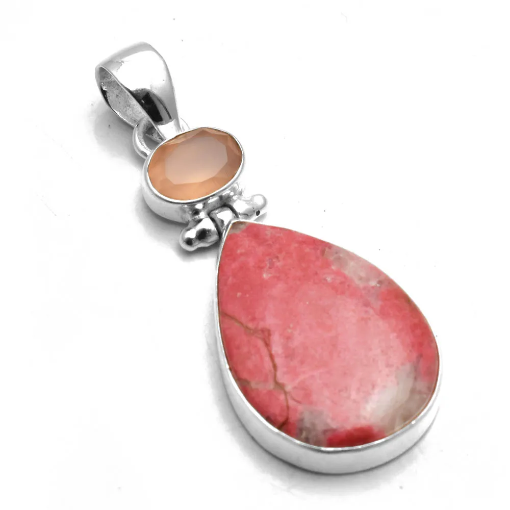 

Genuine PINK THULITE Pendant AP9207
