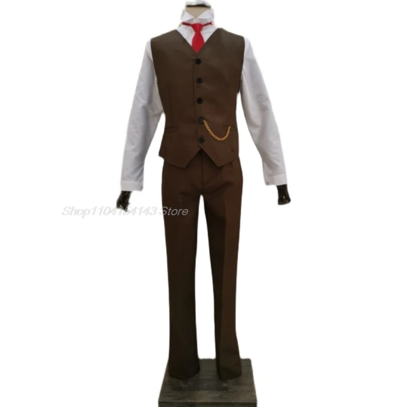 Аниме MORIARTY THE PATRIOT Альберт Джеймс Мориарти Уильям Косплей Костюм Парик Коричневая