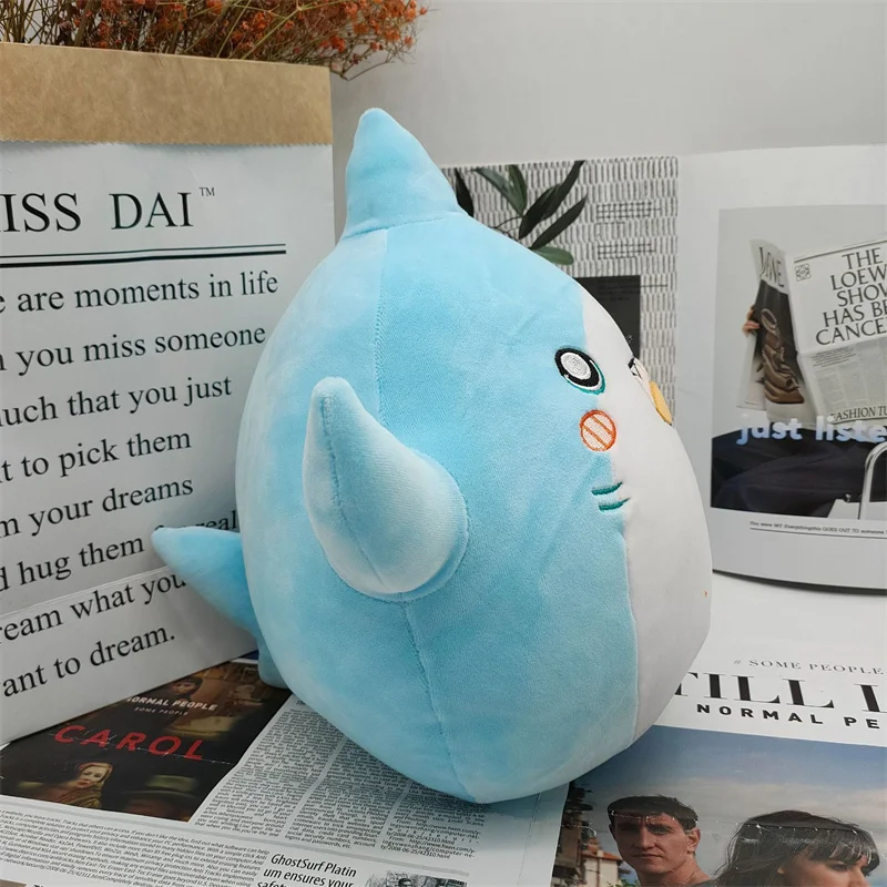 Игрушка плюшевая Lankybox кукла 40 см Акула Фокси Рокки липкая Кенни набивная