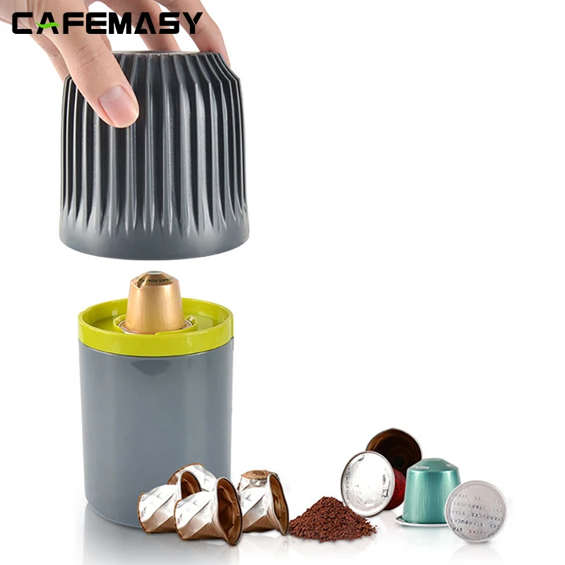 

CAFEMASY Plastic Coffee Powder Residue Recycling Tool Coffee Capsules Recycling Box Nespresso Dolce Gusto Capsules Recycler Box