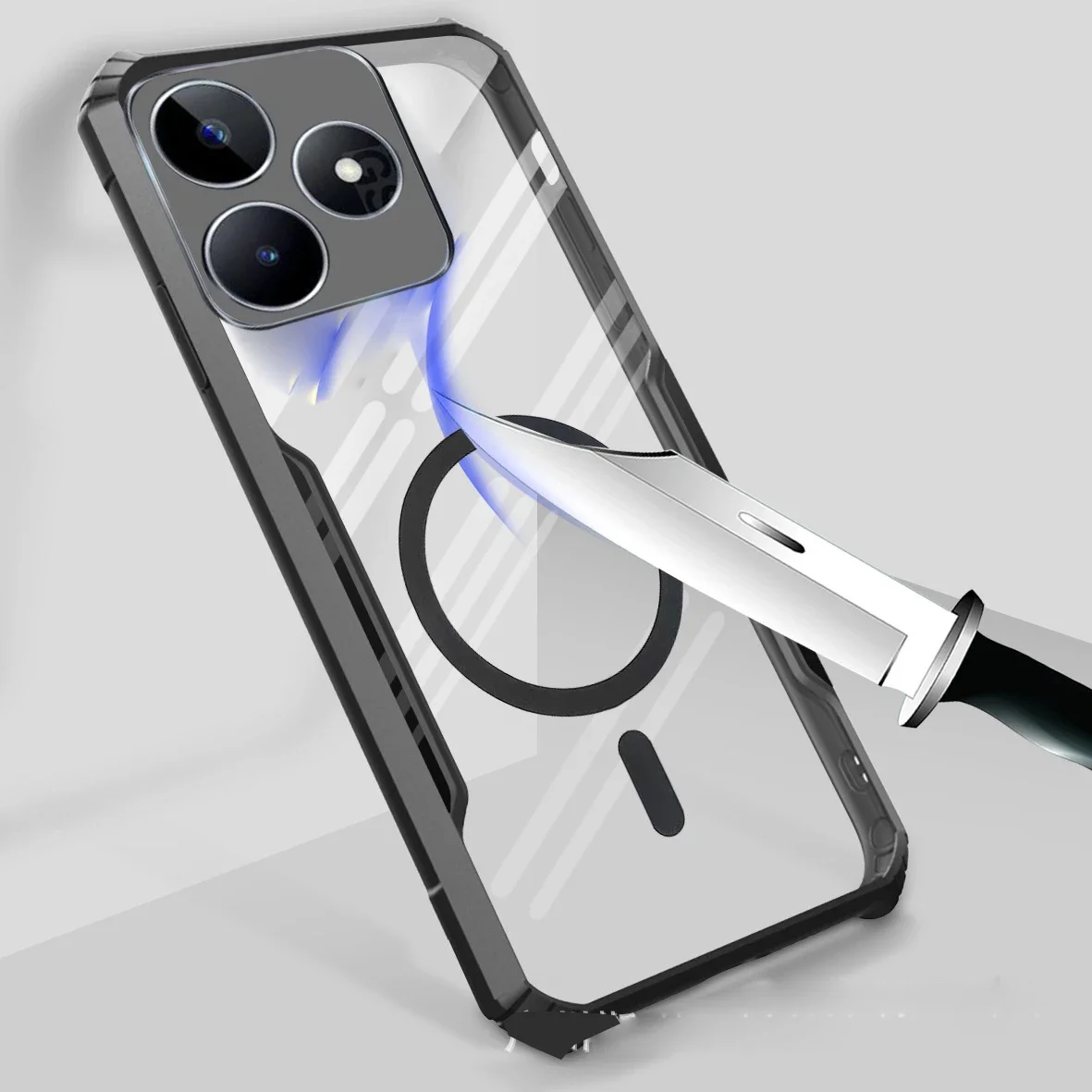 Для OPPO Realme C51 C53 Note 50 60 высококачественная акриловая задняя крышка с защитой от