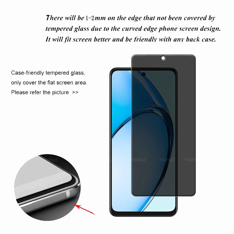 1/2/3/4 шт. для OPPO A60 стекло закаленное защитное HD 9H антишпионский клей Защитная