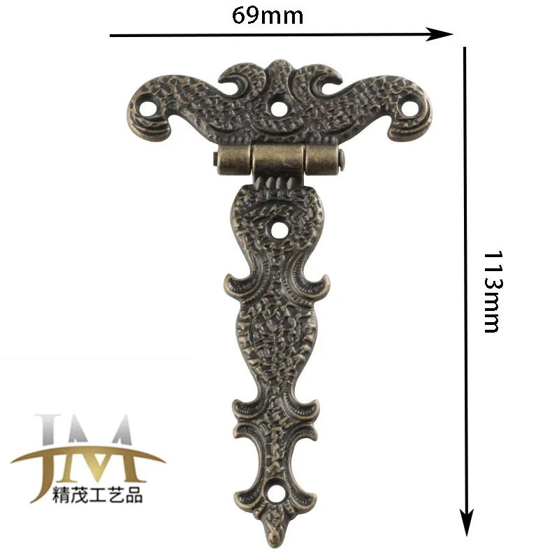 

Винтажные латунные дверные петли 113*69 мм