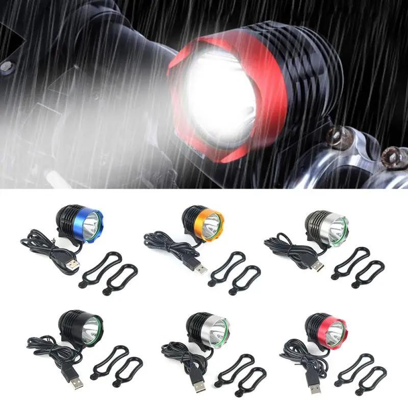 

T6 L2 Bicycle Front Light Flashlight Waterproof Brightness Bike Lantern Headlight 5V Cycling Headlamp Bicycle Accessories