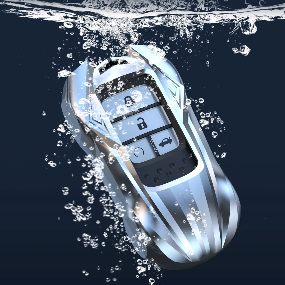 

For Honda CRV CR-V Fit Civic Accord HR-V HRV City Odyssey XR-V Alloy Car Remote Key Fob Cover Case Holder Protector Accessories